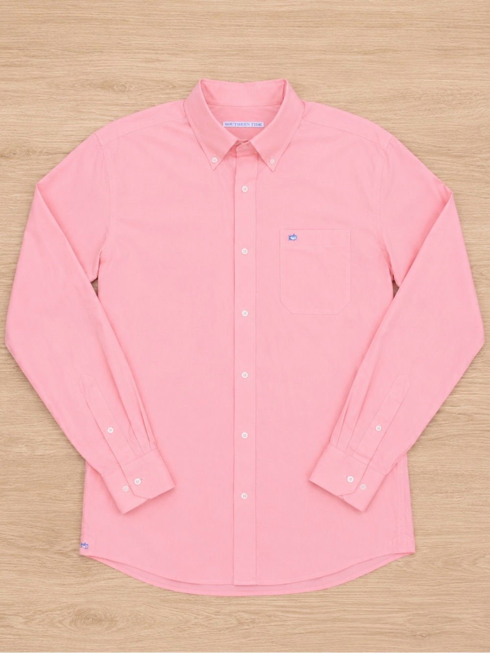 Southern Tide Men's Coral Button-Down Dress Shirt